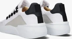 witte nubikk lage sneakers roque roman men