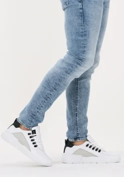 witte nubikk lage sneakers roque roman men