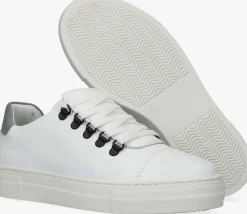 witte nubikk lage sneakers jagger classic jr