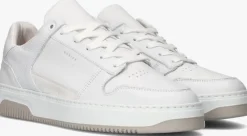 witte nubikk lage sneakers basket court