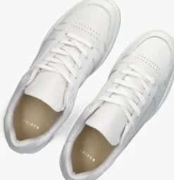 witte nubikk lage sneakers basket court