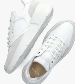 witte nubikk lage sneakers roque road wave