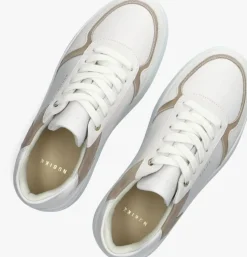 witte nubikk lage sneakers bayou platform