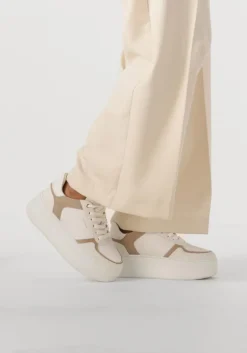 witte nubikk lage sneakers bayou platform