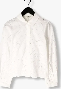 witte object blouses objbitten l/s re shirt