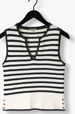 witte object top objviva re s/l knit top 138