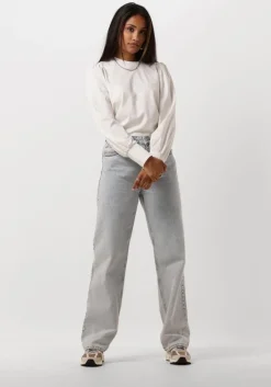 witte object tops & t-shirts objcaroline l/s top noos