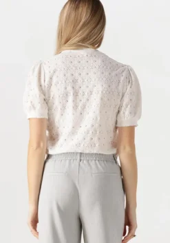 witte object t-shirt objlaila s/s re top