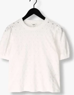 witte object t-shirt objlaila s/s re top