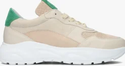 witte omoda lage sneakers fiene