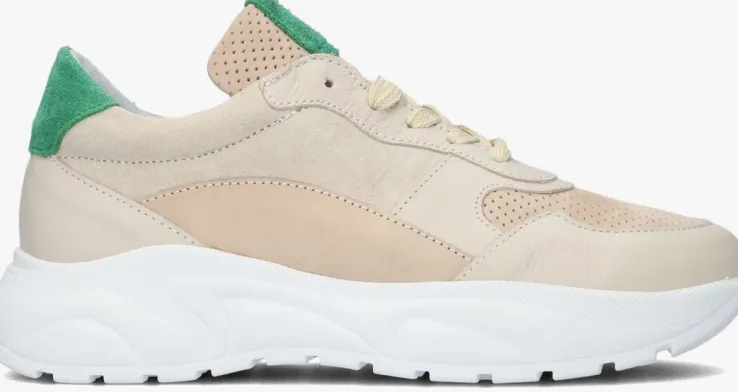 witte omoda lage sneakers fiene