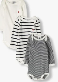 witte petit bateau rompers 3 bodies us ml