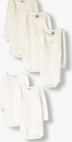 witte petit bateau rompers 5 bodies us ml