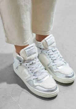 witte philippe model hoge sneakers la grande mid woman