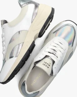 witte piedi nudi lage sneakers zerba 02.10