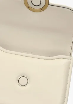 witte pinko schoudertas love box bag