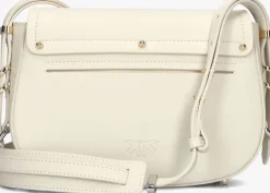 witte pinko schoudertas saddle mini