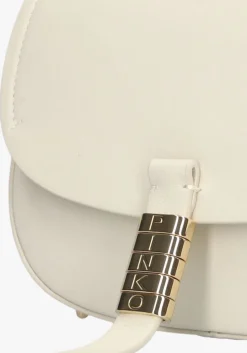 witte pinko schoudertas saddle mini