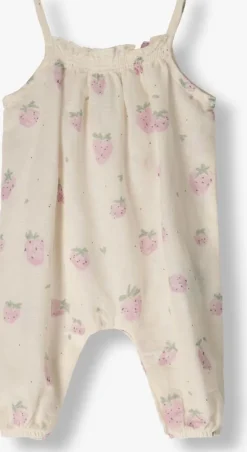 witte play up tuinbroeken printed woven jumpsuit