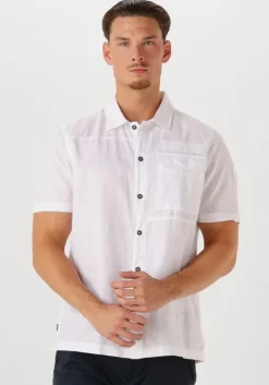 witte pme legend casual overhemd ctn/linen cargo freedom
