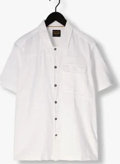 witte pme legend casual overhemd ctn/linen cargo freedom