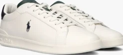 witte polo ralph lauren lage sneakers heritage court ii