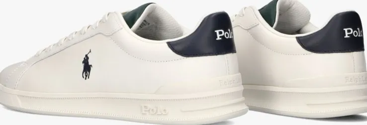 witte polo ralph lauren lage sneakers heritage court ii