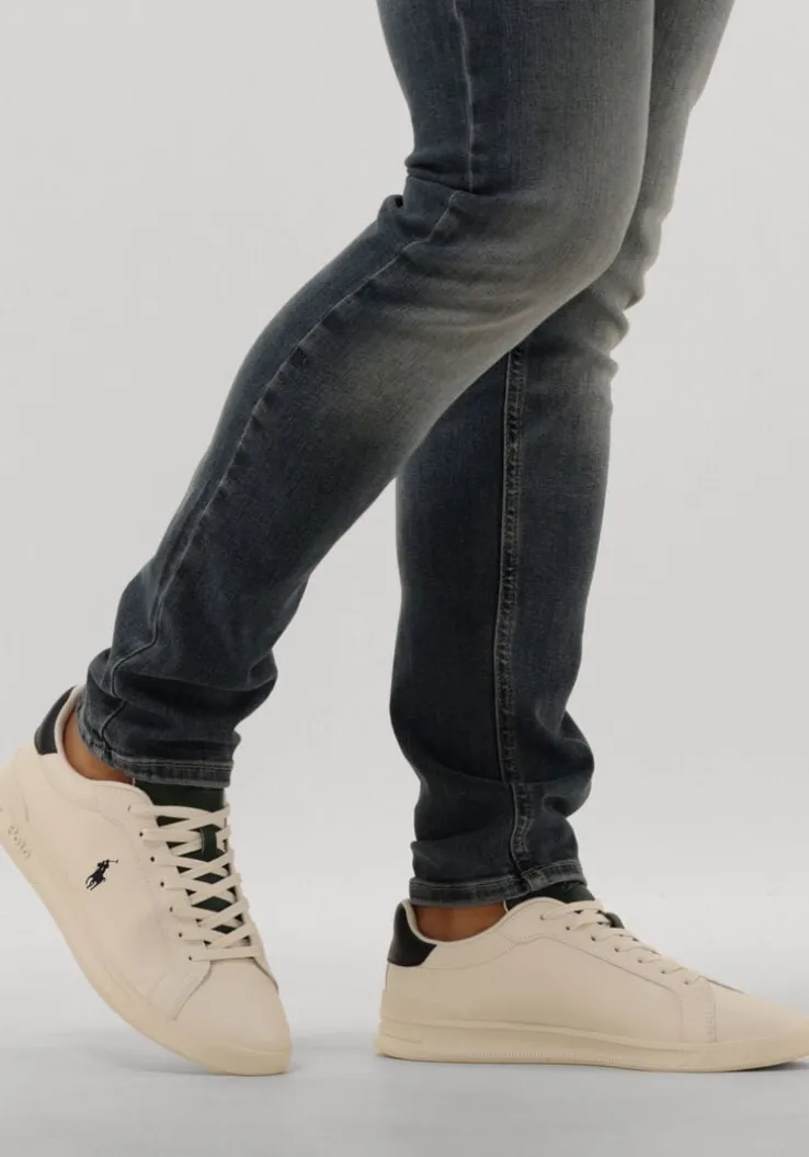 witte polo ralph lauren lage sneakers heritage court ii