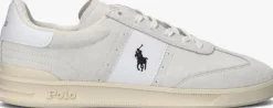 witte polo ralph lauren lage sneakers hrt aera pp low top lace