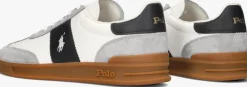 witte polo ralph lauren lage sneakers heritage aera pp low top lace