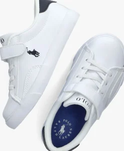 witte polo ralph lauren lage sneakers theron v ps boy