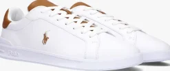 witte polo ralph lauren lage sneakers hrt court ii