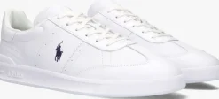 witte polo ralph lauren lage sneakers hrt aera pp low top lace