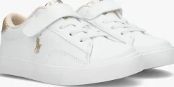 witte polo ralph lauren lage sneakers theron v ps