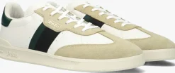 witte polo ralph lauren lage sneakers heritage aera