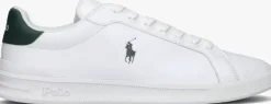 witte polo ralph lauren lage sneakers hrt court ii