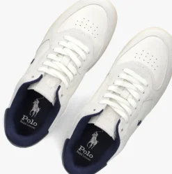 witte polo ralph lauren lage sneakers master court