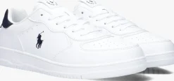 witte polo ralph lauren lage sneakers masters court