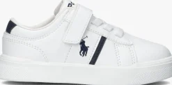 witte polo ralph lauren lage sneakers frazier ps