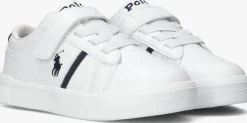 witte polo ralph lauren lage sneakers frazier ps