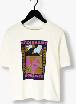 witte pom amsterdam t-shirt tshirt - croissant romane