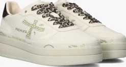 witte premiata lage sneakers micol