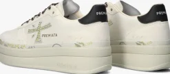 witte premiata lage sneakers micol