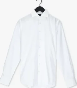 witte profuomo klassiek overhemd fine twill - slim fit - non iron