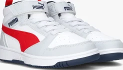 witte puma hoge sneakers rebound v6 mid