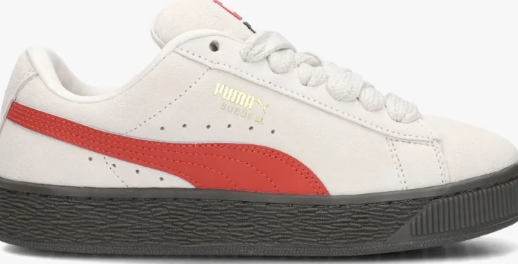witte puma lage sneakers suede xl jr