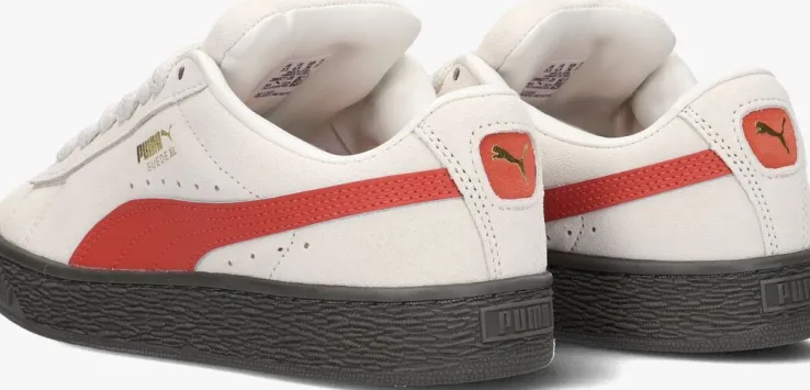 witte puma lage sneakers suede xl jr