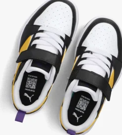 witte puma lage sneakers rebound v6 lo ps