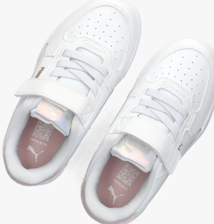 witte puma lage sneakers caven 2.0 holo ac