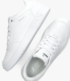 witte puma lage sneakers court classy
